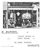 High street/R. Rapson Tailor No 23 [Guide 1903]